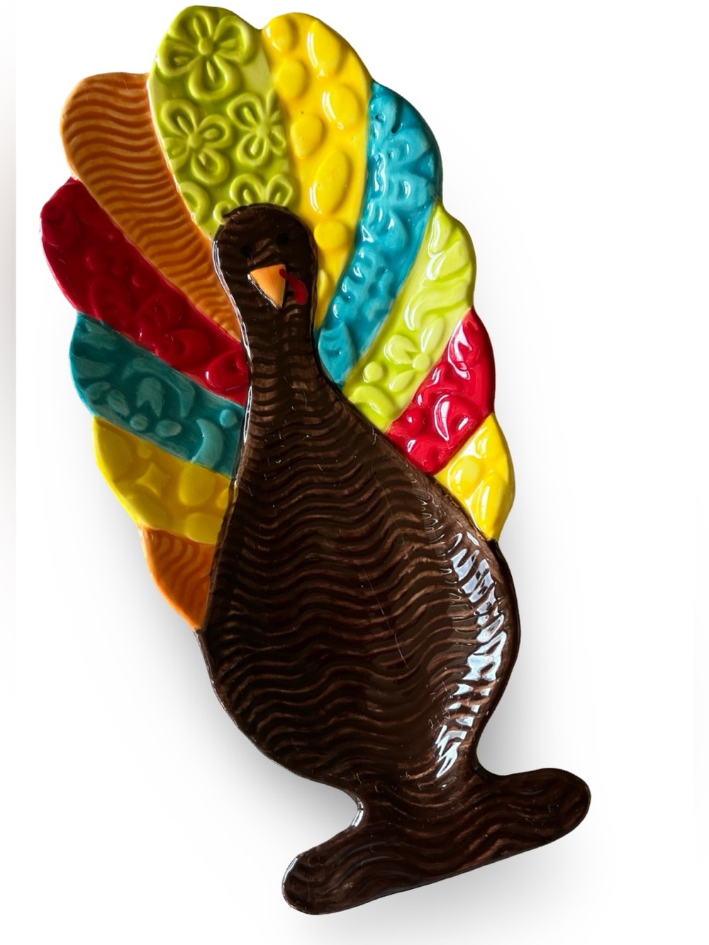 Mud Pie Ceramic Turkey Spoon Rest Thanksgiving Holiday